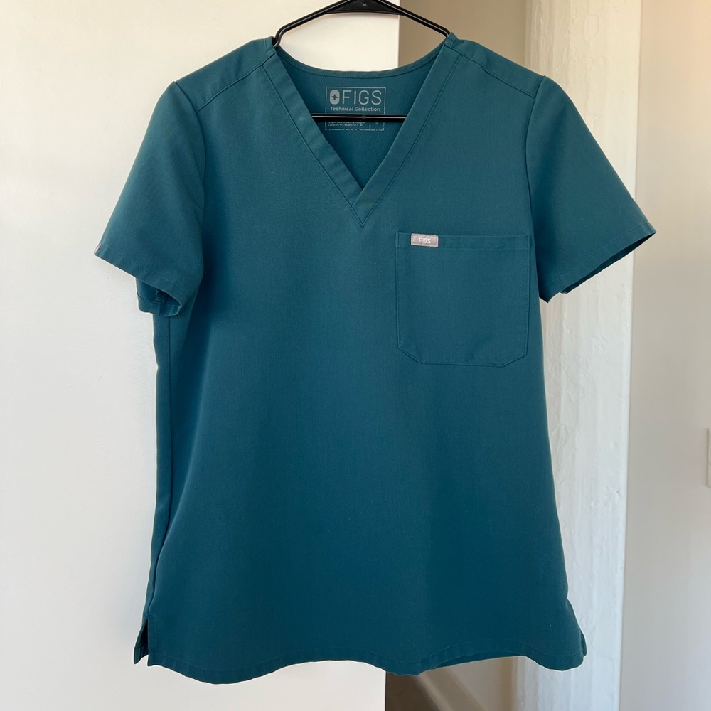Small Caribbean Blue Figs Scrub Set